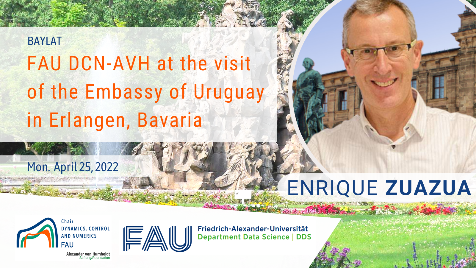 FAU DCN-AvH at the visit of the Embassy of Uruguay in Erlangen (BAYLAT)