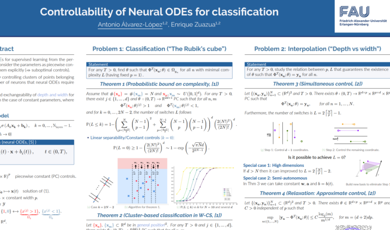 Controllability of Neural ODEs for Classification