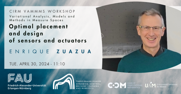 CIRM VAMMMS Workshop: Variational Analysis, Models and Methods in Measure Spaces