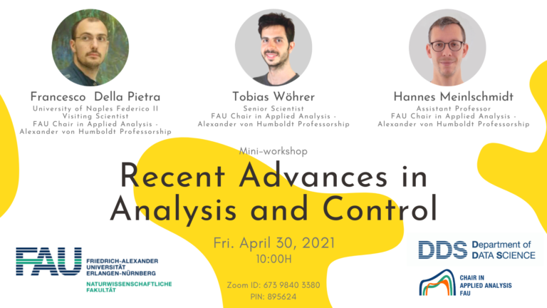Mini-workshop: “Recent Advances in Analysis and Control”
