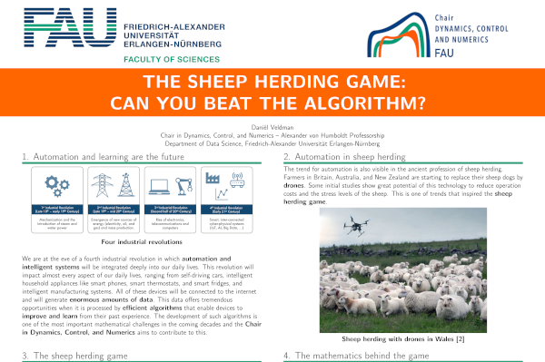The sheep herding game: Can you beat the algorithm?