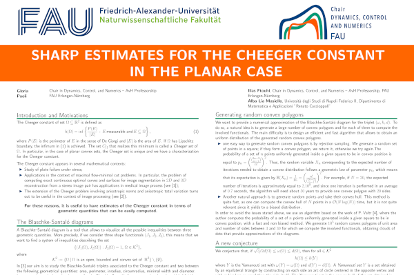 Sharp estimates for the cheeger constant in the planar case