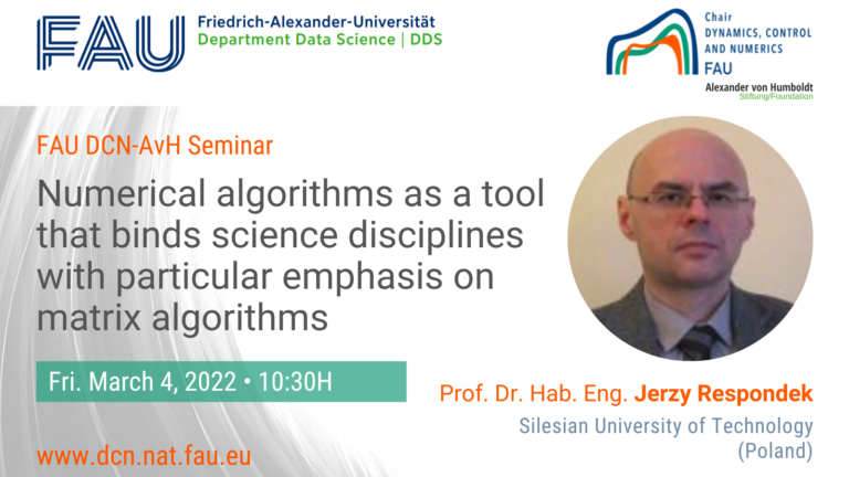 Numerical algorithms as a tool that binds science disciplines with particular emphasis on matrix algorithms
