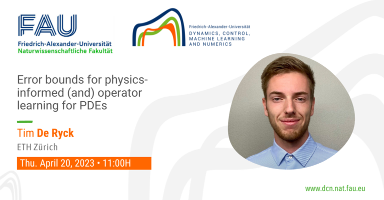 Error bounds for physics-informed (and) operator learning for PDEs