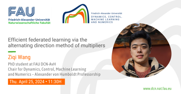 Efficient federated learning via the alternating direction method of multipliers