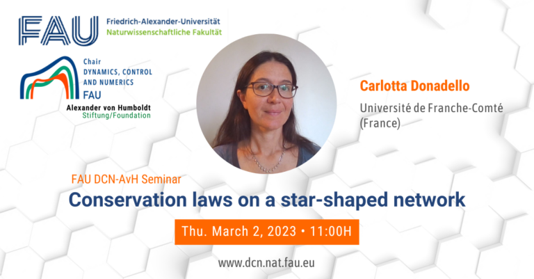 Conservation laws on a star-shaped network