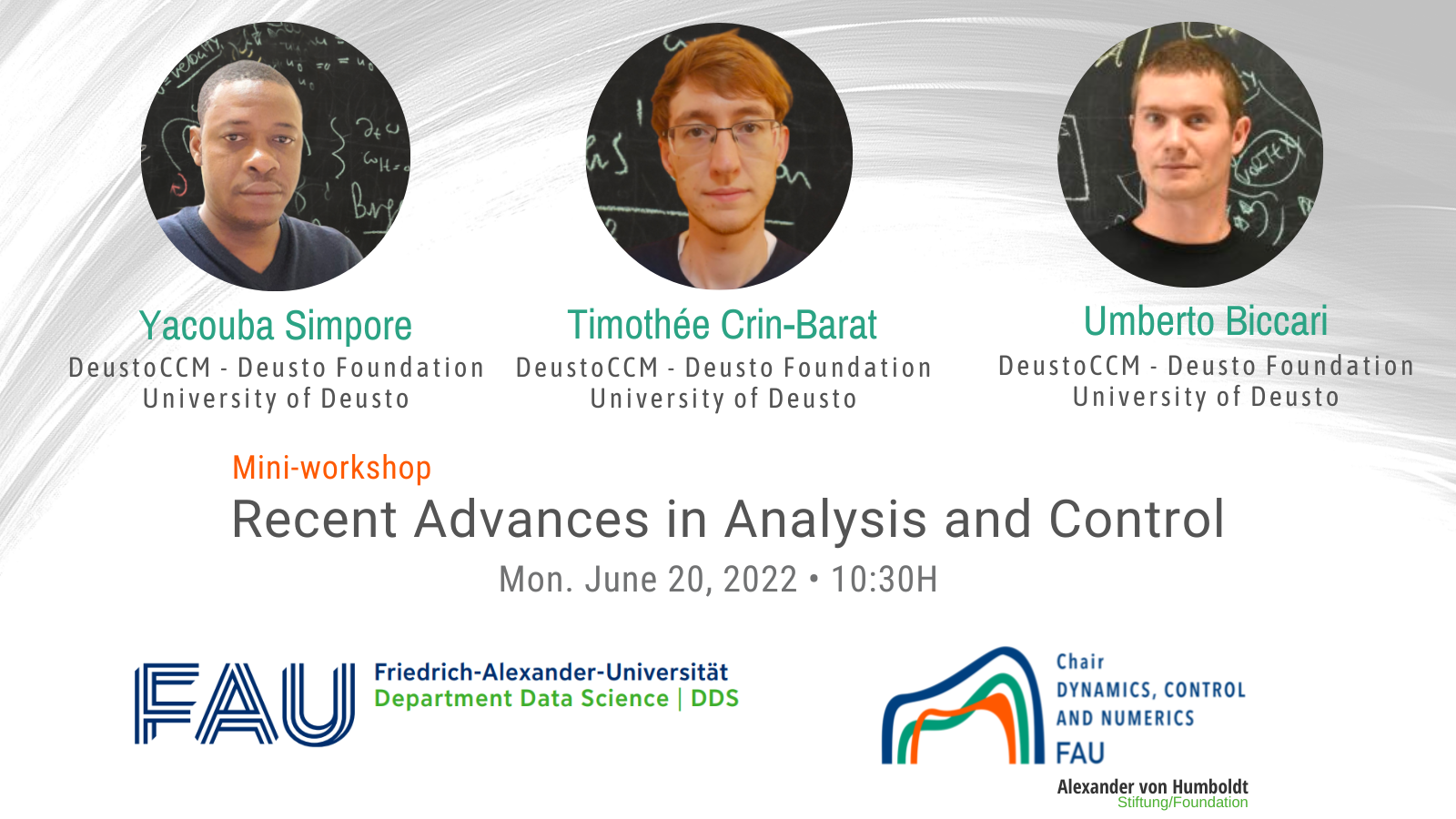 FAU MoD Lecture: Learning-Based Optimization and PDE Control in  User-Assignable Finite Time