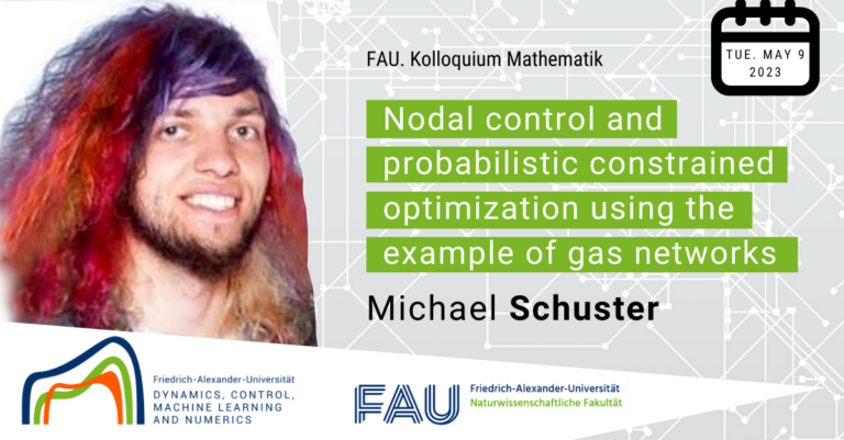 Nodal control and probabilistic constrained optimization using the example of gas networks