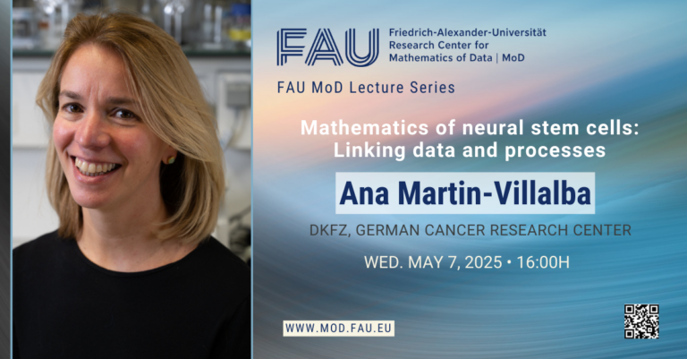 FAU MoD Lecture: Mathematics of neural stem cells: Linking data and processes