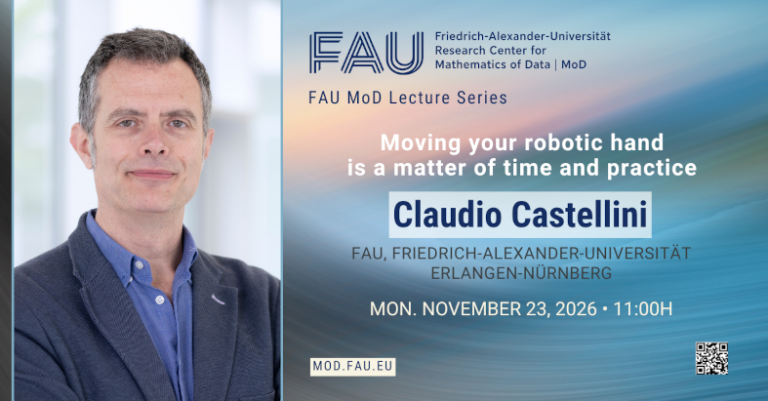 FAU MoD Lecture: Moving your robotic hand is a matter of time and practice