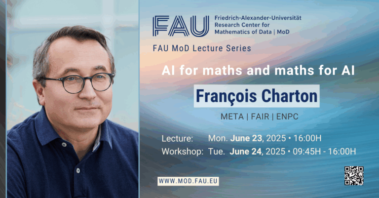 FAU MoD Lecture: AI for maths and maths for AI