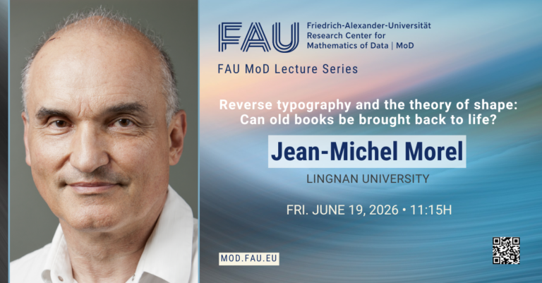 FAU MoD Lecture: Reverse typography and the theory of shape: Can old books be brought back to life?