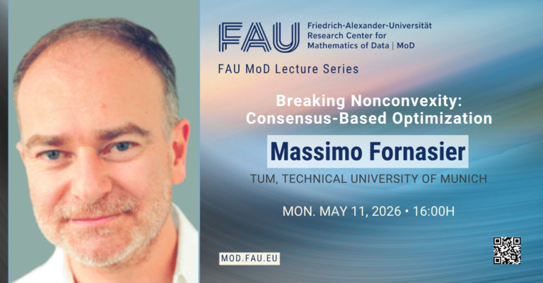 FAU MoD Lecture: Breaking Nonconvexity: Consensus-Based Optimization