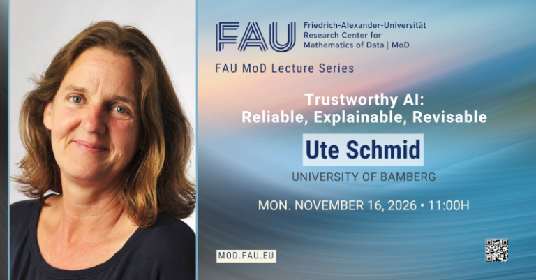 FAU MoD Lecture: Trustworthy AI: Reliable, Explainable, Revisable