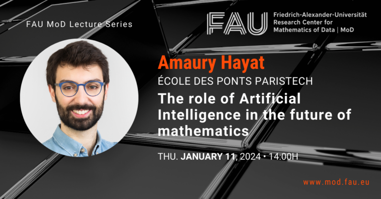 FAU MoD Lecture: The role of Artificial Intelligence in the future of mathematics