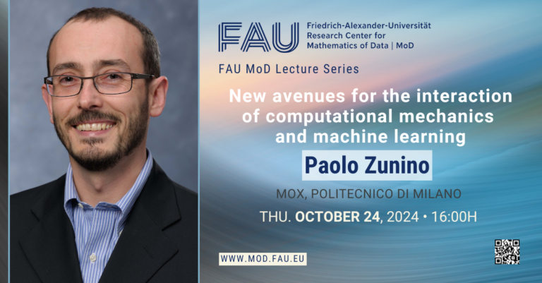FAU MoD Lecture: New avenues for the interaction of computational mechanics and machine learning