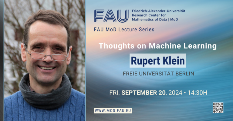 FAU MoD Lecture: Thoughts on Machine Learning