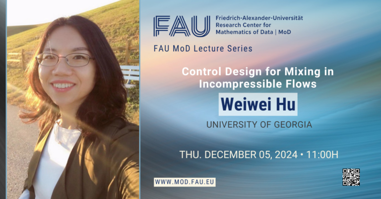 FAU MoD Lecture: Control Design for Mixing in Incompressible Flows