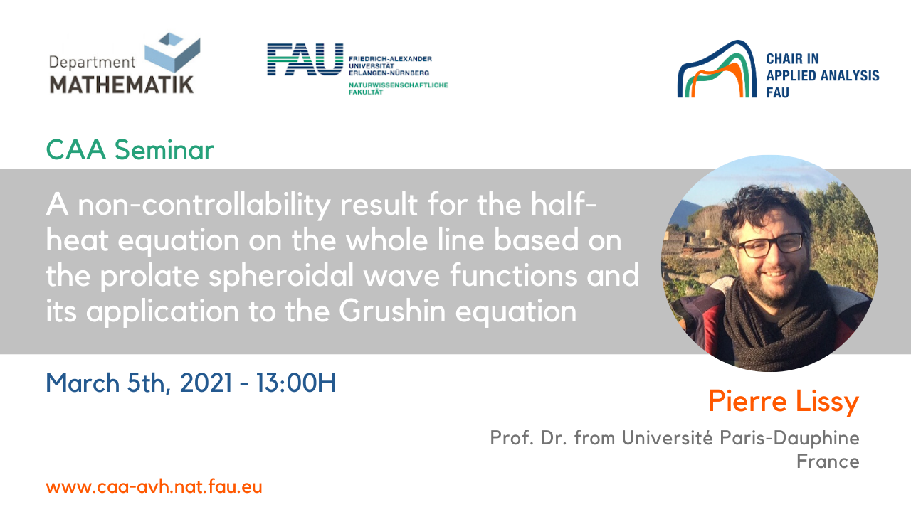 A non-controllability result for the half-heat equation on the whole line based on the prolate spheroidal wave functions and its application to the Grushin equation
