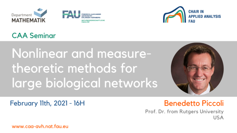 Nonlinear and measure-theoretic methods for large biological networks