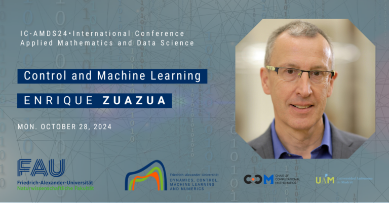 ICAMDS24: Control and Machine Learning by E. Zuazua