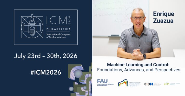 Enrique Zuazua invited to deliver a Special Section Lecture at ICM 2026