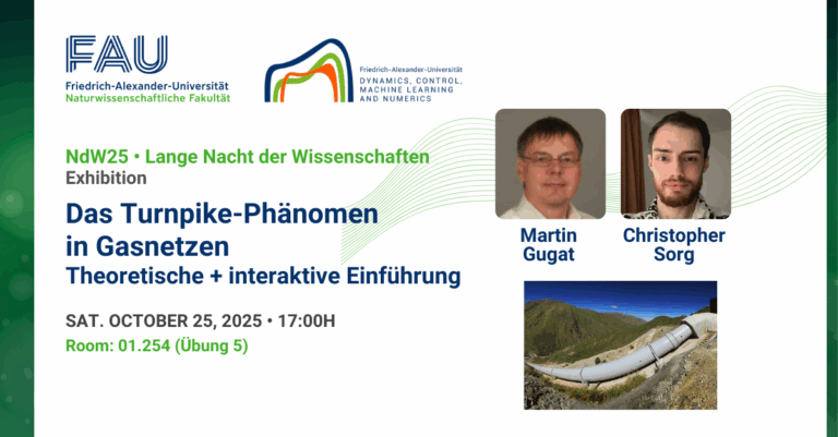 #NdW25 Long Night Sciences: Das Turnpike-Phänomen in Gasnetzen