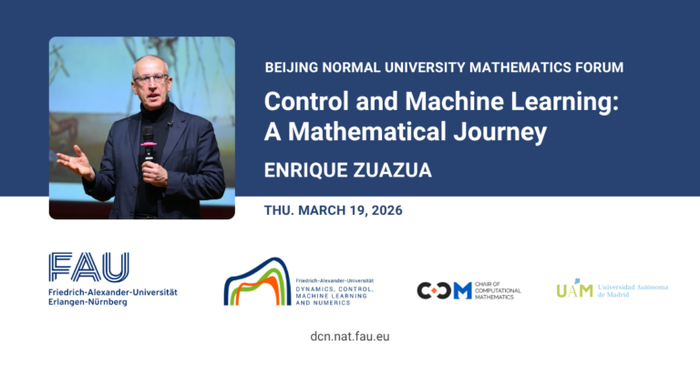 BNU – Control and Machine Learning: A Mathematical Journey
