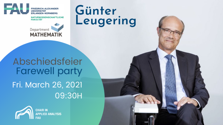 Günter Leugering’s Farewell/Abschiedsfeier