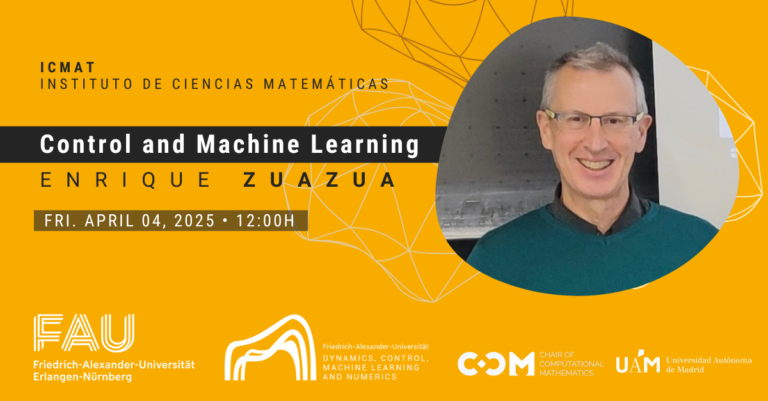 ICMAT: Control and Machine Learning by E. Zuazua