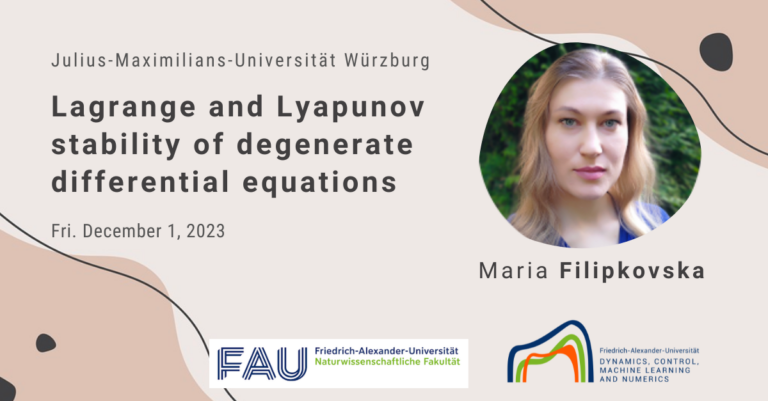 Lagrange and Lyapunov stability of degenerate differential equations