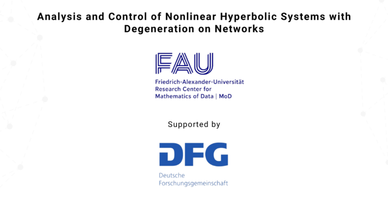 Analysis and Control of Nonlinear Hyperbolic Systems with Degeneration on Networks