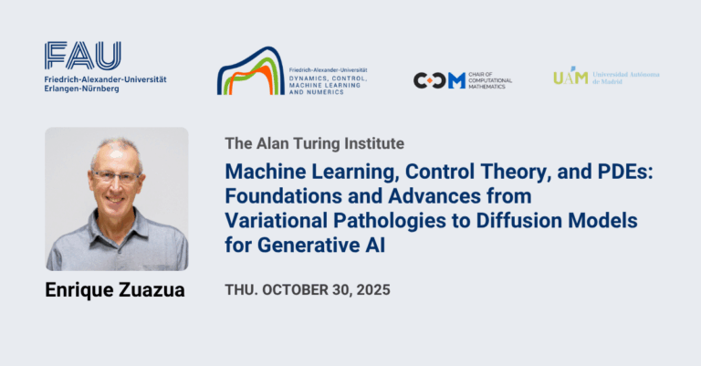 MLDS: Machine Learning, Control Theory, and PDEs: Foundations and Advances from Variational Pathologies to Diffusion Models for Generative AI
